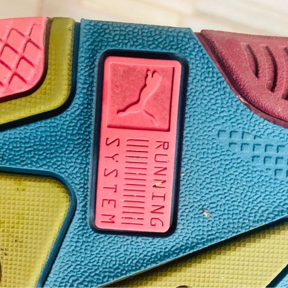 PUMA RS-X3 Puzzle Chunky Sneakers Colorblock Y2K US 6.5C big kid/ women’s 8 - Picture 15 of 16